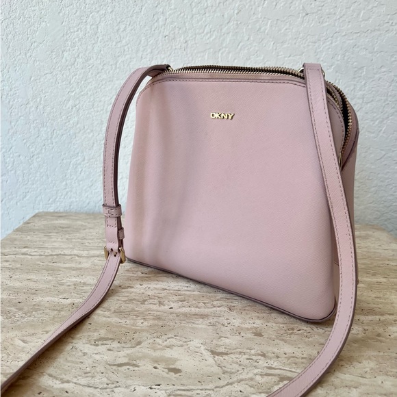 Dkny Handbags - DKNY Blush pink crossbody satchel